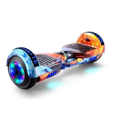 China US EU UK Unisex Hot Selling 350w Kick Electric Scooter Go Kart 2 Wheel Hoverboard Bluetooth Led 6.5 Inch Foldable Hoverboard e Scooter for sale