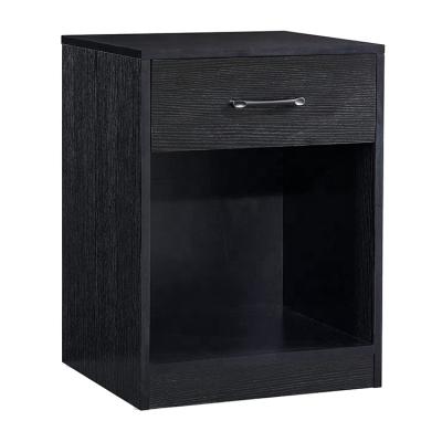 China Bedside Dresser Nightstand With 1 Drawer And Storage Shelf Side Table Living Room Bedroom With Open Storage Space for sale