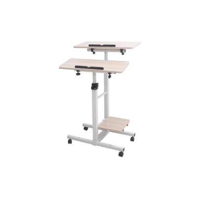 China LAPTOP DESK Laptop Stand Comic Stand Bedside Table Movable Desk, Lift Table, Tray Stand with Wheels for sale