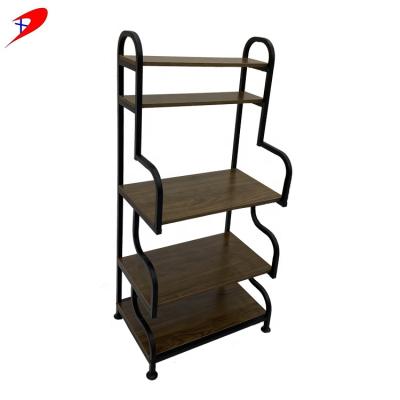 China PANEL Kitchen Bakers Rack with Hutch, Microwave Industrial Rack Storage Shelf Serving Rack, Coffee Free Standing Station for sale