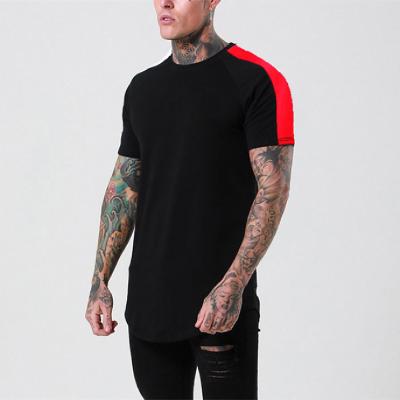 China wholesale hot sale Anti-wrinkle plus size crew neck T-shirt quick dry plus size T-shirt men's fitness sports t-shirt for sale