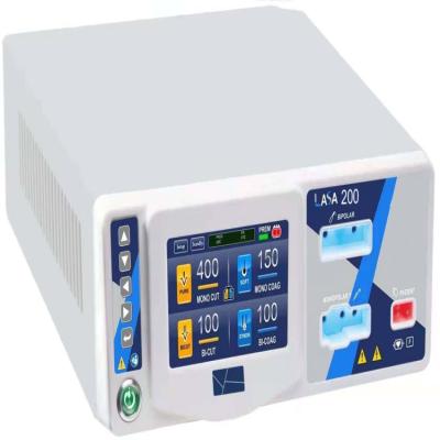 China Medical electrosurgical unit with footswitch pedaltouch screen double monopolars for sale