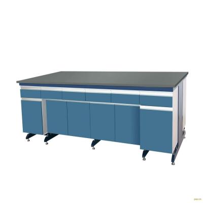 China Industrial Lab Worktop Wood And C-Steel Phenolic Frame Used For Lab Furniture for sale