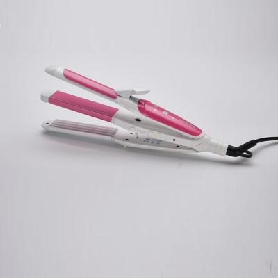 China Professional Portable Dual Function Wet and Dry Hair Automatic Hair Curler 2 in 1 Straight Curler for sale