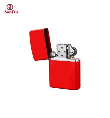 China Good Price Contemporary Wholesale Promotional Metal Flint Oil Lighter Customize You Logo Brand for sale