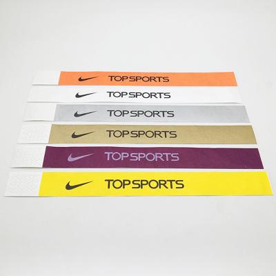 China Tyvek Paper First Time Free Design Offer Artwork Identify Customized Tyvek Paper Wristband for sale