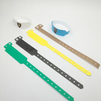 China China One Time Various Colors Use Customized Plastic Wristbands for sale