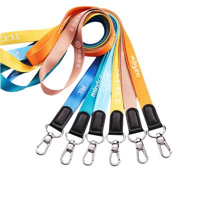 China China sublimation personalized custom made cheap nylon lanyards with logo for sale