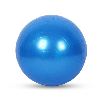 China Wholesale 55cm Blue Sports Fitness Balance Exercise Massage Yoga Balls With Pump RTS010 for sale