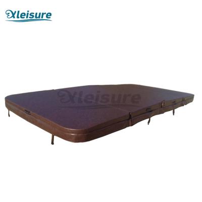 China Outdoor Furniture Factory-Rated Durable Rigid Endless Pool Swim Spa Insulation Cover / Lid in Dark Brown for sale