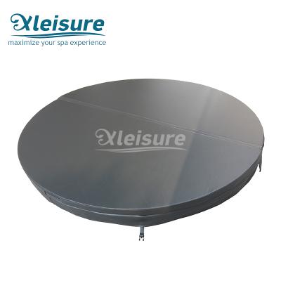 China Setup-Z-Inflatable Portable Spa Aquapleasure - Round Bubble Hot Tub Spa Cover Air Mspa Softub Intex Lid - Black Customized Size for sale