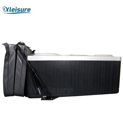 China Aids Spa Cover Removal Practical Parts of a Backyard Full View Rust Resistance Massage Hot Tub Spa Cover Lifter for sale