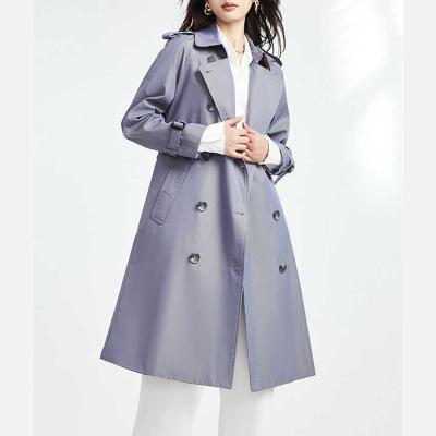 China 2022 Viable New High-end Coat Trend Of Spring And Autumn Mid-Length Over-The-Knee Fashion Women's Temperament Design for sale