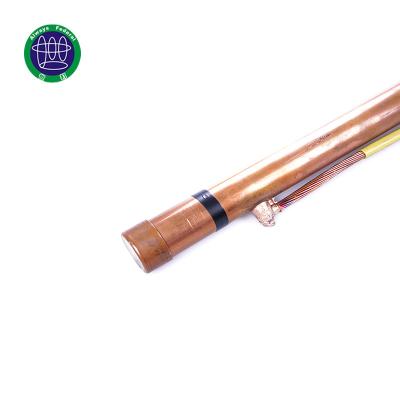 China Pure Copper Ion Rod Chemical Electrical Grounding Electrode for sale