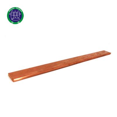 China Lightning Arrester Underground Flat Copper Strip for sale