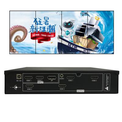 China 1*5 multi-screen processor lcd video wall advertising playback equipment splicing digital signage and displays splicing 2 screen screen treasure for sale