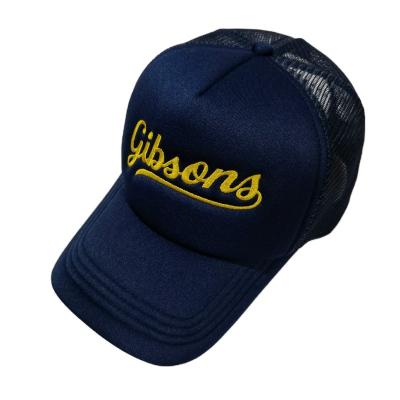 China breathable & Custom High Quality Waterproof Embroidery Trucker Hats, Trucker Hats With Screen Printing Logo Plain Foam Trucker Hats for sale