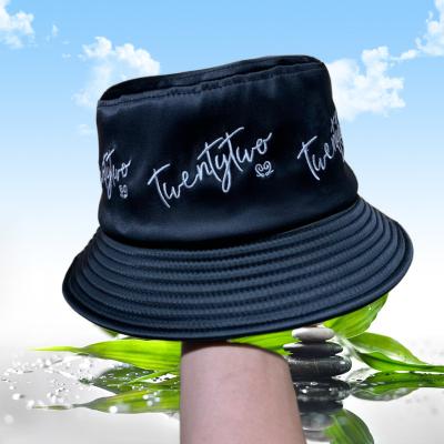 China Custom Digital Printing 100% Cotton Bucket Hat Striped Embroidery Custom Logo Visor for sale