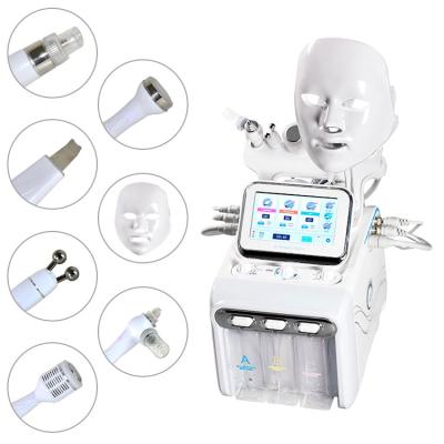 China DEEP CLEANING CE Approved 7 in 1 Aqua Skin Small Beauty Facial Dermabrasion Machine Facial Massager for sale