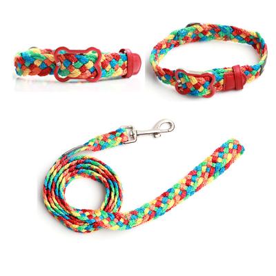 China 2021 Personalized Custom Dog Products Braided Buckle Nylon Butterfly Shaped Dog Collar for sale