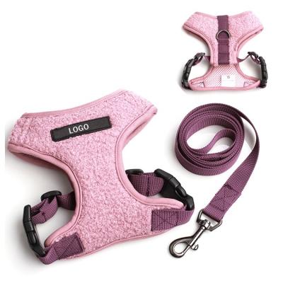 China Amazon Dog Harness Bulk Sell Dog Worry Dog Vest Viable Luxury Hot Dog Leash Vest Adjustable Pet Accessories for sale