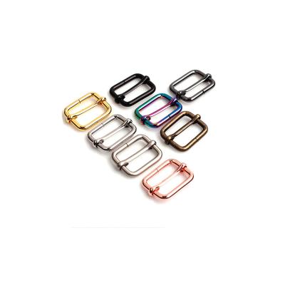 China Custom High Quality Eco-Friendly Rose Gold Zinc Alloy Metal Logo Accessories For Dog Collar And Harness Adjustable Buckle The Tri-Grlide for sale