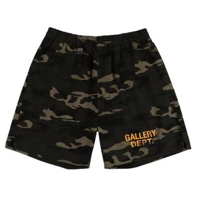 China QUICK DRY GALLERY DEPARTMENT Army Green Camouflage Explosive Print Customized Workwear Gallery Department Loose Casual Shorts for sale