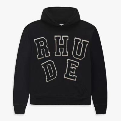 China RHUDE Custom Hoodie 100% Pullover RHUDE Sweatshirt Men's QUICK DRY Custom Hoodie Long Sleeve Hoodies for sale