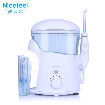 China Household Nicefeel FC288 Whitening Professional Water Flosser with 7 Pcs Multifunctional Tips for Family for sale