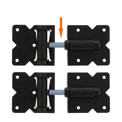 China OEM Modern Farmhouse Gate Heavy Duty Stainless Steel PVC Vinyl Barrier Hinge Self Closing Hinge for sale