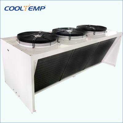 China Long Service Life Air Cooled Industrial Cold Room Condenser With V Type Condenser Coils for sale