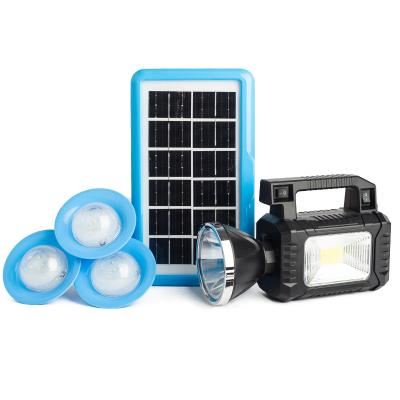 China Custom Portable Home Storage Lighting System Full Set Outdoor Solar Powered Solar System With Bulb for sale