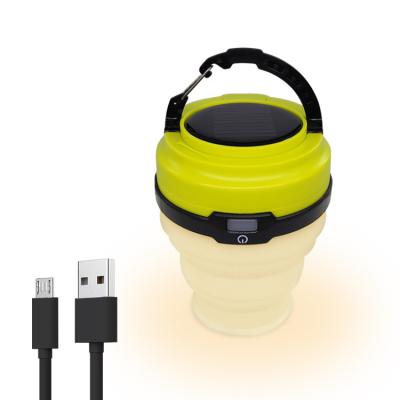 China ABS+Silicone UMIONE UMIONEBright Portable Silicone Collapsible Waterproof Camping Lamp Rechargeable LED Camping Lights Solar Camping Lantern for sale