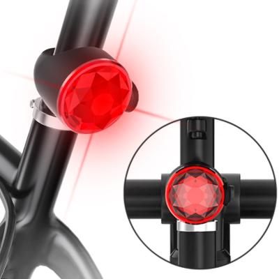 China ABS+PC+Silicone UMIONE USB Rechargeable Waterproof Red Blue Rear Bike Tail Light Bike Lights LED Bicycle LED Lights For Cycle for sale