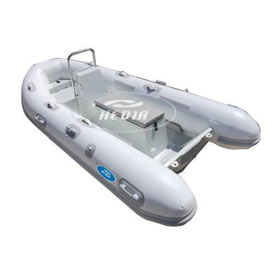 China Special design available upon your request 12ft Inflatable Boat Aluminum Inflatable Boat For Fishing Rigid Rib 360 Boat Aluminum for sale