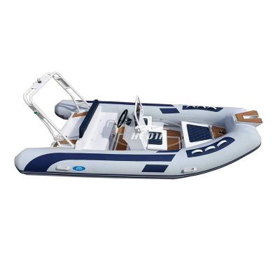 China Special design available on your request Boats 14 Aluminum Inflatable Aluminum Fishing Boat with 420cm Hypalon Hull Aluminum Inflatable Aluminum Fishing Boat for sale