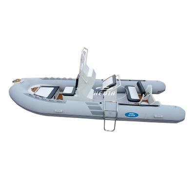 China Special design available on your request Hedia 10 Capacity 17ft Rigid Hull V RIB 500 Aluminum PVC Hypalon Deep Sea Orca RIB Inflatable Boats for sale