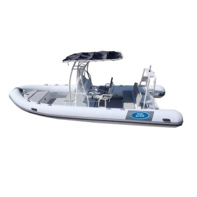 China Special Design Available Upon Your Request CE Approved 22ft Cheap Aluminum Rib 660 Inflatable Boat Hull Pilot Boat for sale