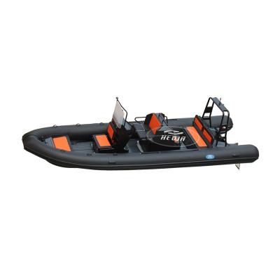 China Special design available on your Barqa DA PESCA 10 person semi rigid 10 person inflatable fishing boat hull gommona 7 meters for sale