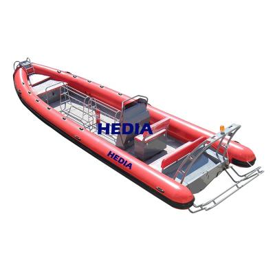 China Special design available on your Demand v Boats Super Deep Aluminum Rigid RIB Dinghy Power Patrol 830 with scuba tank for sale