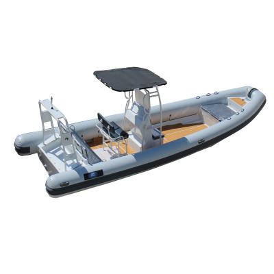 China Special design available on your application 28ft rigid aluminum rib bottom rib 860 double hard 8.6m orca hypalon inflatable boats for sale