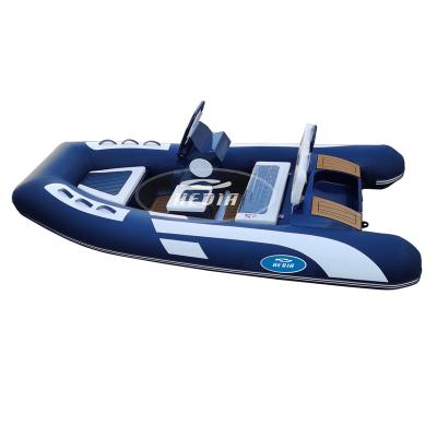 China Special design available on your Hedia 2022 CE New 11ft 3.3m China RIB Boat 330 Center Console Aluminum Inflatable Fishing Boat for sale