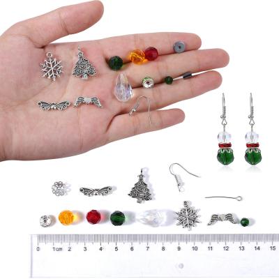 China JM Factory Price Polymer Clay DIY Handmade Christmas Earring Charms For Jewelry Making for sale