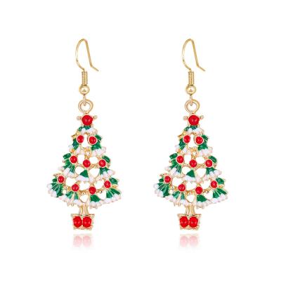 China JM 202 Christmas Fashion Christmas Jewelry Personality Religious Earrings Oversized Hollow Stud Earrings for sale