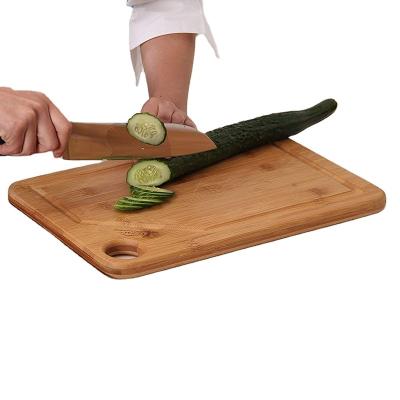 China Sustainable Premium Bamboo Cutting Board - 3 Set Large, Medium & Small with Stand for sale