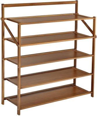 China (Size) 5 tier adjustable shoe rack, adjustable shoe shelf, space saving shoe storage organizer, easy to assemble, for sale