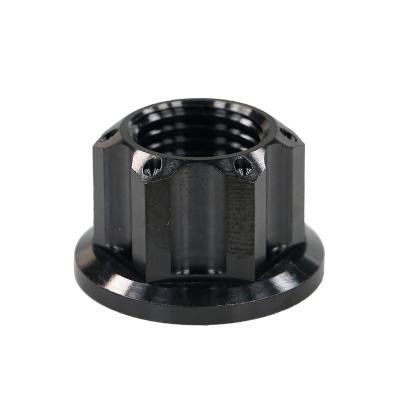 China High End Titanium Electric Scooters Fancy Alloy M12 Flange Nut For ZERO 9 Mantes 8X VSETT 8+ 9+ Dualtron Kaabo Electric Scooters Fix Motor Shaft for sale