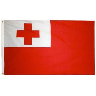 China Waterproof boat now! National Digital Banner 3x5Fts Polyester Country Printing Tonga Flag With Double Stitched for sale