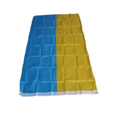 China Waterproof boat now! National Digital Banner 3x5Fts Polyester Country Printing Ukraine Flag With Double Stitched for sale