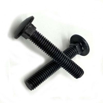 China Carriage Bolt M4 M6 M8 M10 Half Thread Carriage Bolt DIN603 Construction High Quality Carbon Steel for sale